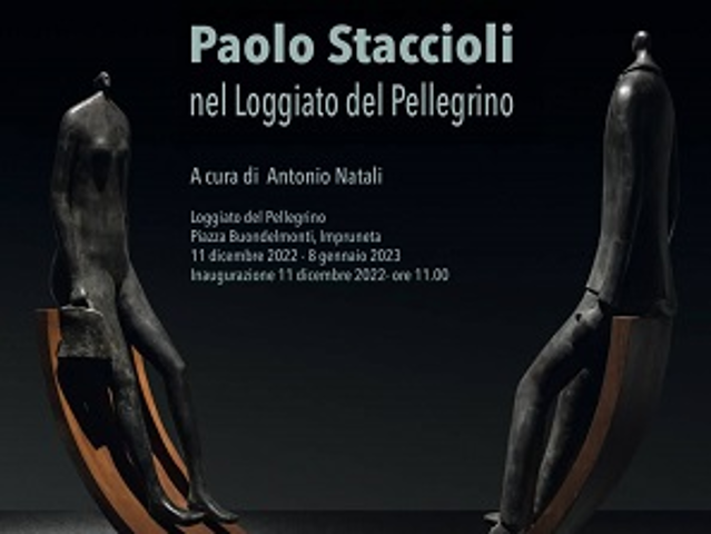 11/12: L’artista Paolo Staccioli inaugura la prima mostra d'arte al Loggiato del Pellegrino